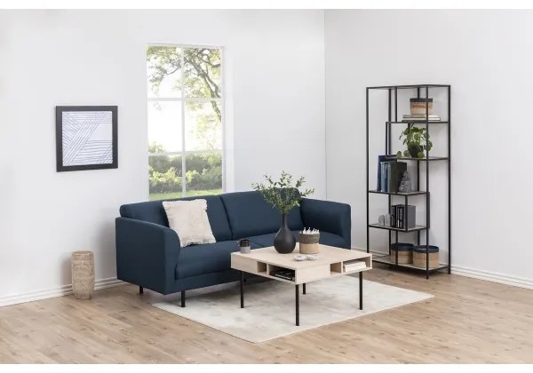 Knižnica SARON dub/čierna