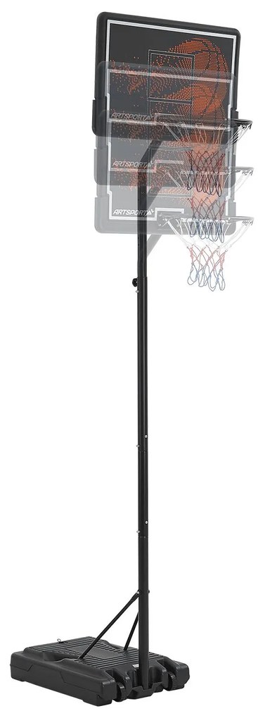 InternetovaZahrada Basketbalový kôš s kolieskami - 255-305 cm