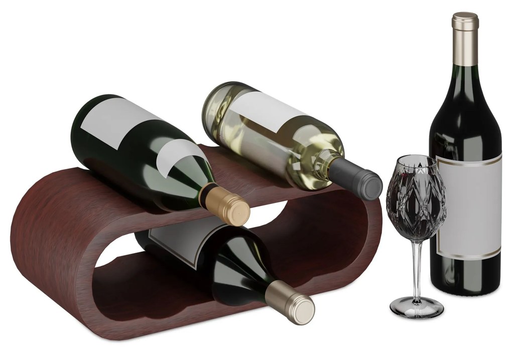 Stojan na víno na 6 fliaš RD50668