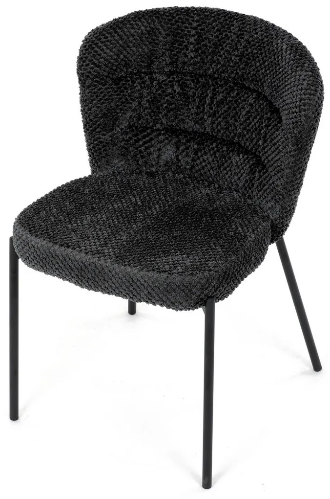 Sada jedálenských stoličiek Bouclé CT-W1077 GREY2,4 ks