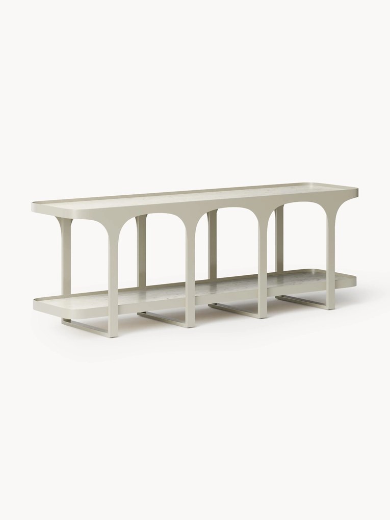 Televízny stolík v travertínovom vzhľade Bella