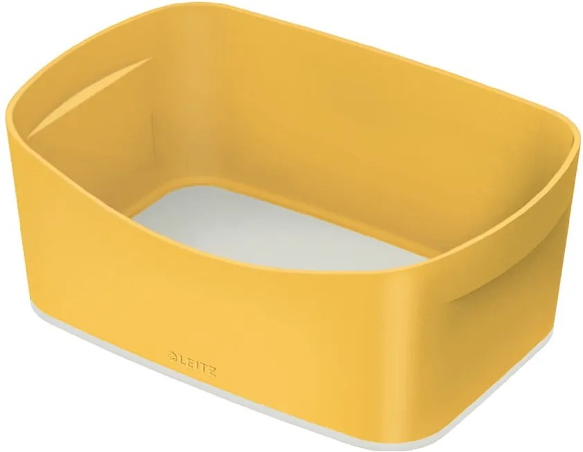 Žltá stolová škatuľa Leitz Cosy