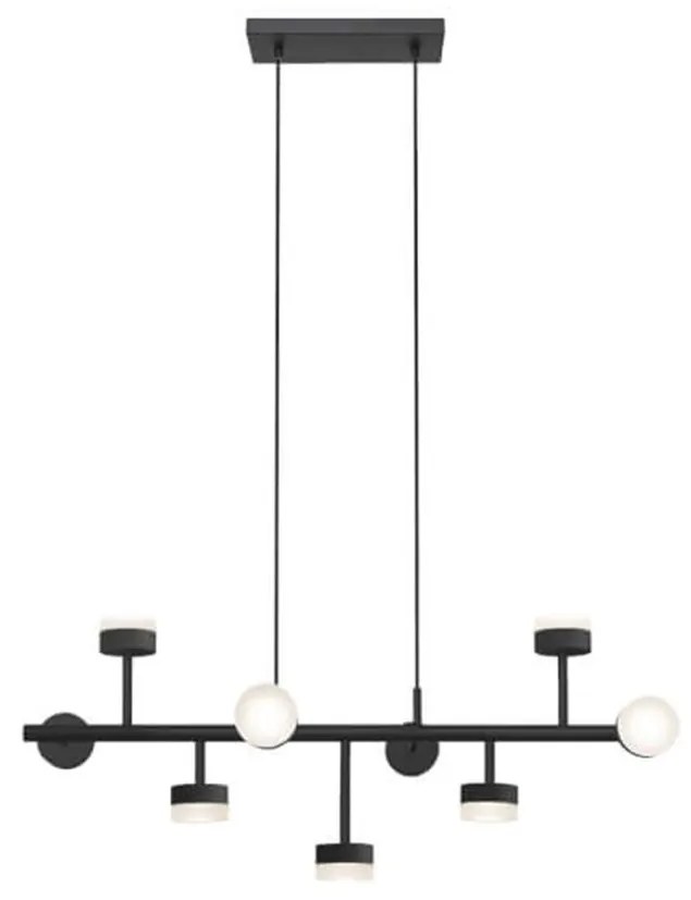 Klausen 149004 - LED Luster na tyči COMFORT 9xLED/5W/230V čierna