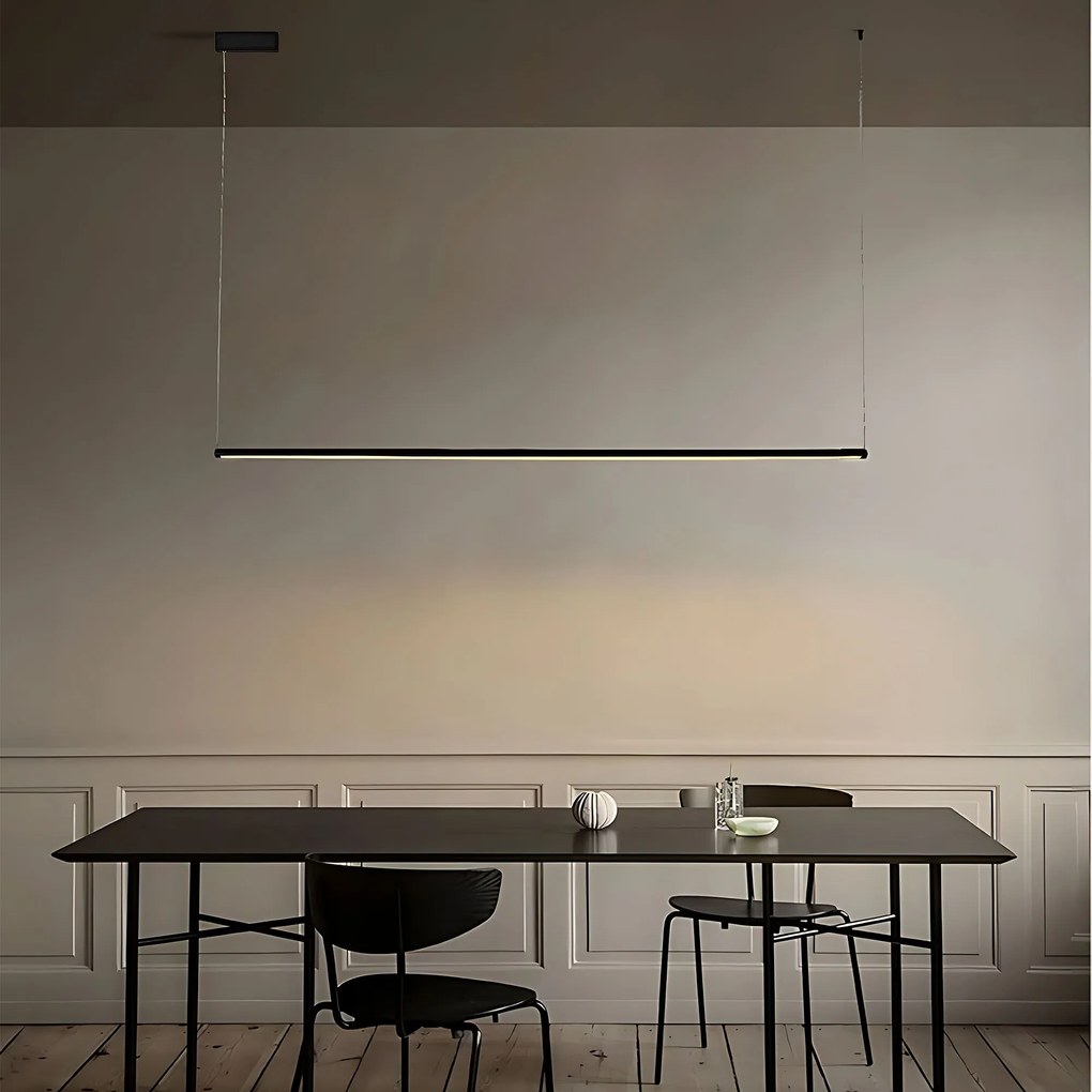 Toolight Toolight, LED závesné osvetlenie 120cm, 15W, 3000K, LHJ031-CP, čierna matná, OSW-50014