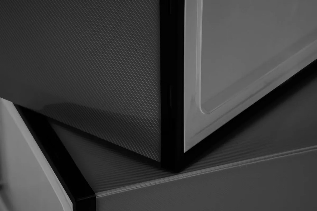 Súprava 10 ks boxov na topánky OSLO čierna