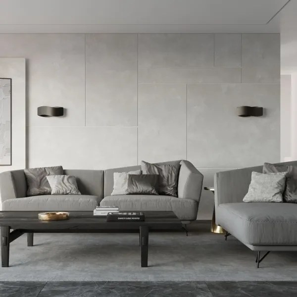 Sollux SL.1019 - Nástenné svietidlo TILA 1xG9/40W/230V 30 cm čierna