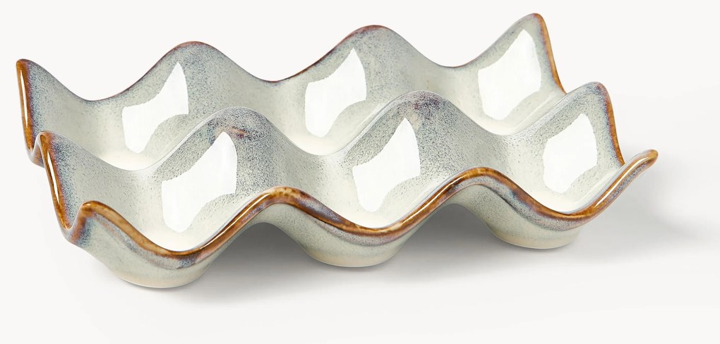 Ručne vyrobený podnos na vajíčka Nordic Sand