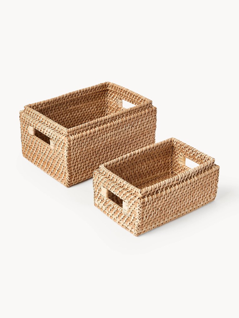 Úložné koše's pokrievkami Lurdes, 2 ks