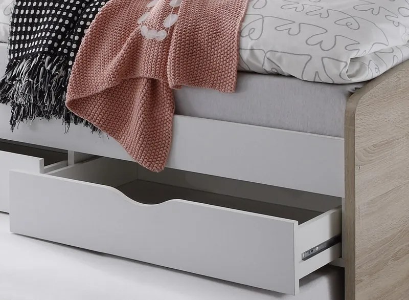 Posteľ so zásuvkami Nessy 90x200 cm
