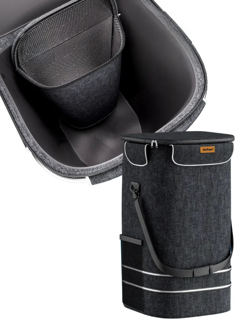 Jurhan Nákupná taška na kolieskach EASY, 50l, čierna