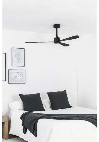 FARO 33761WT - Stropný ventilátor AMELIA L čierna pr.132 cm WT + diaľkové ovládanie
