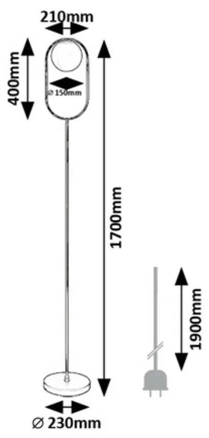 Rabalux 74029 stojacia podlahová lampa Ghita