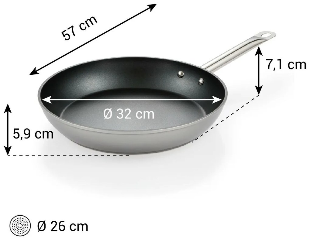 Tescoma Panvica GrandCHEF+ pr. 32 cm, pr. 32 cm