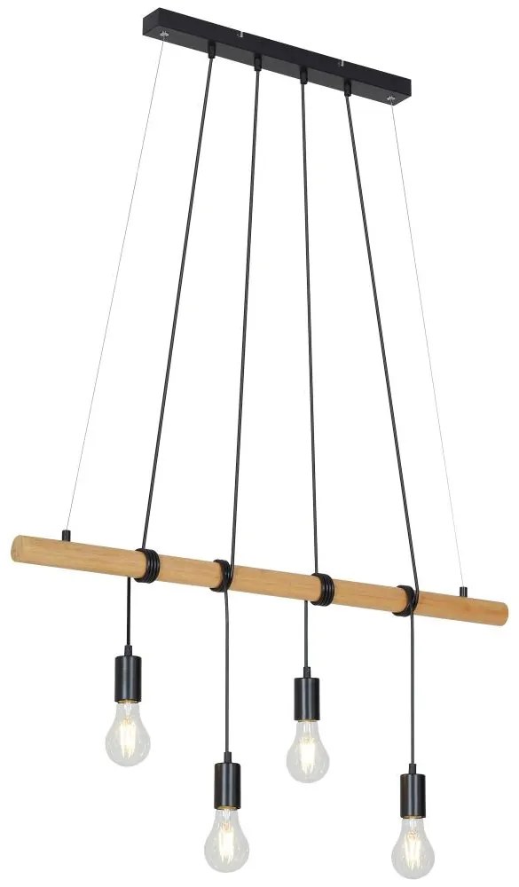 Briloner 4015045 - Luster na lanku 4xE27/25W/230V