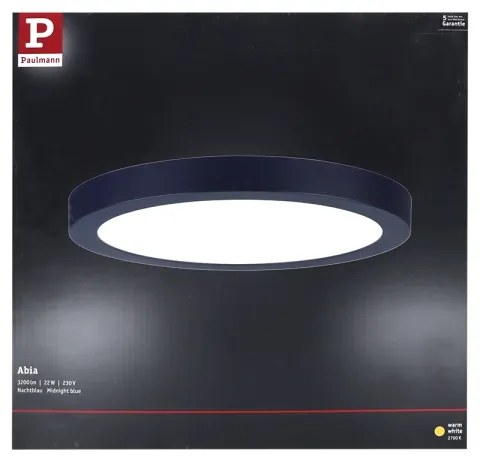 Paulmann 70986  - LED/22W Stropné svietidlo ABIA 230V tmavo modrá