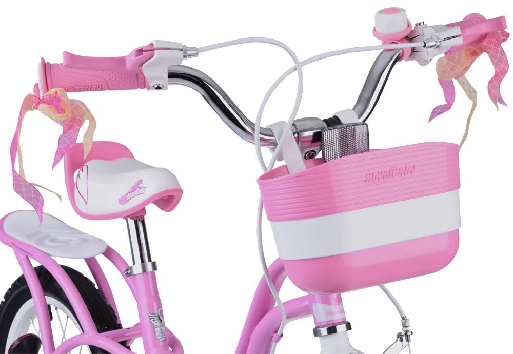 Detský bicykel 14" Little Swan RoyalBaby RB14-18 - ružový