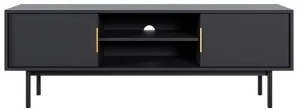 Televízny stolík ELI čierny