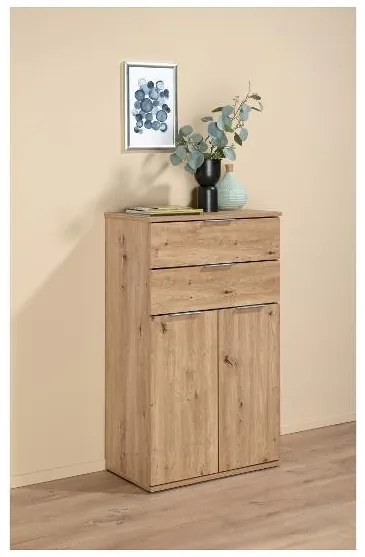 Livarno home Komoda s 2 dvierkami a 2 zásuvkami (100391097)