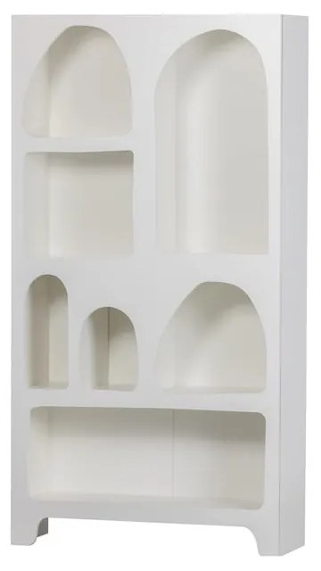 Biela knižnica 95x180 cm Caz – WOOOD