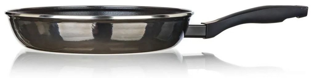 Banquet Panvica smaltovaná METALLIC Black 28 cm, s nepriľnavým povrchom, 28 cm