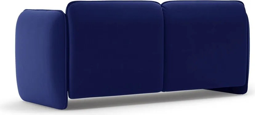 Modrá zamatová pohovka 168 cm Georgia – Micadoni