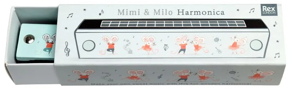 Hudobná hračka Harmonica Mimi and Milo – Rex London