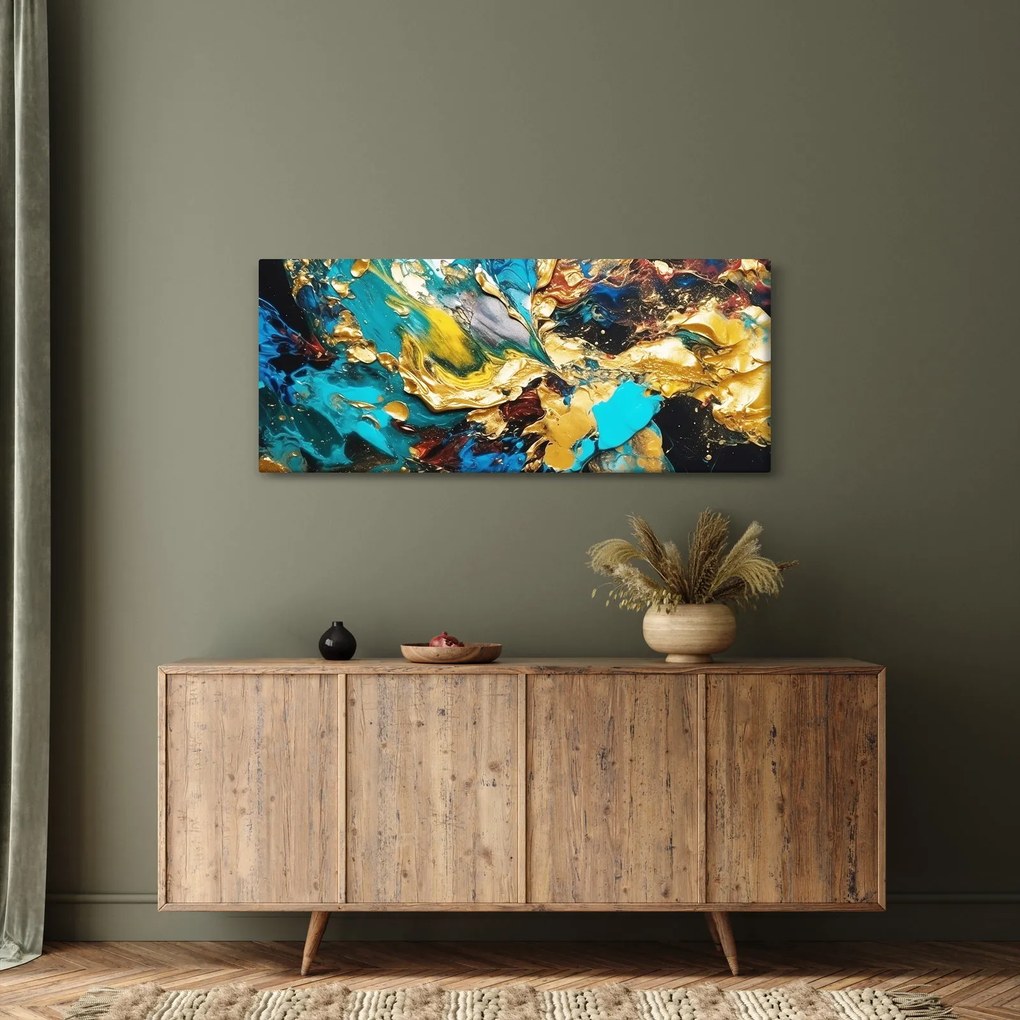 Obraz - Textúrovaná olejomaľba (120x50 cm)