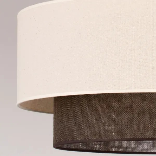 BRILAGI - LED luster na lane BOHO STYLE 3xE27/15W/230V pr. 60 cm krémová/hnedá