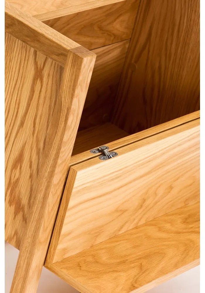 Vinotéka z dubového dreva v prírodnej farbe 59x60 cm NewEst - Woodman