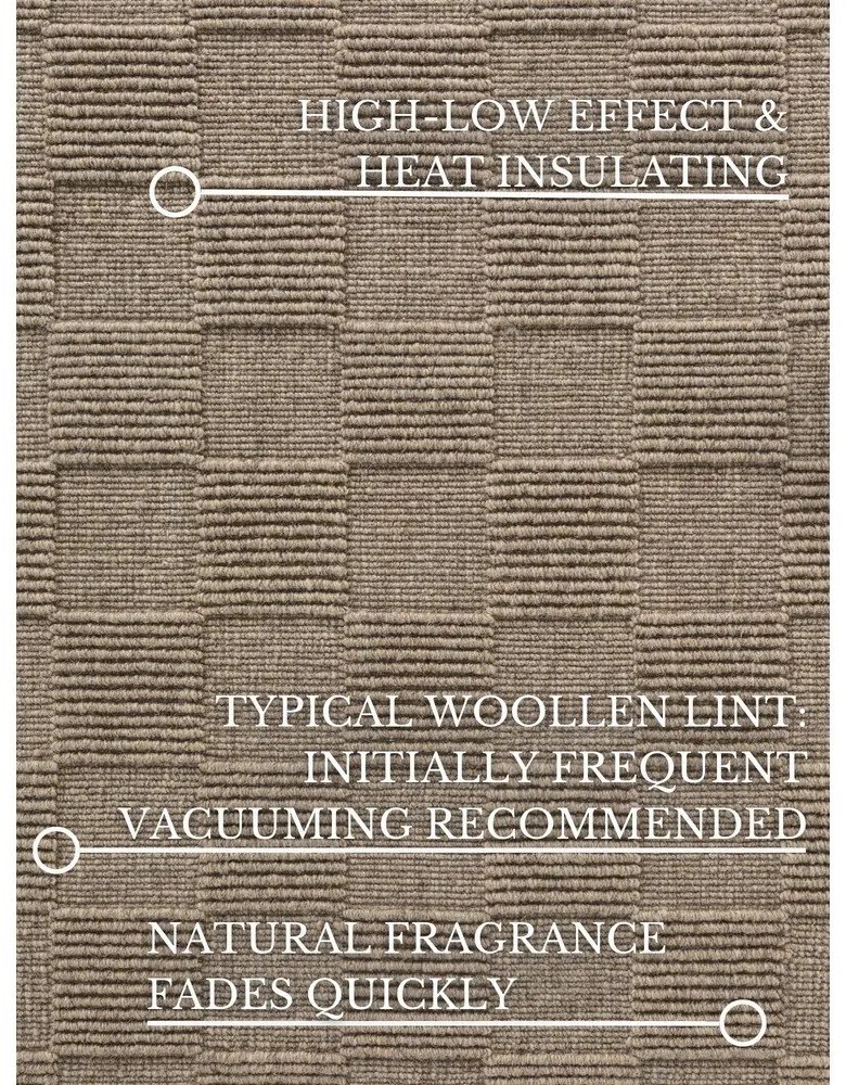 Béžový ručne tkaný vlnený behúň 80x200 cm Scala – Villeroy&amp;Boch