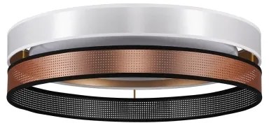 Duolla- LED Stropné svietidlo ROLLER DUO SHINY LED/24W/230V pr. 45 cm biela/medená