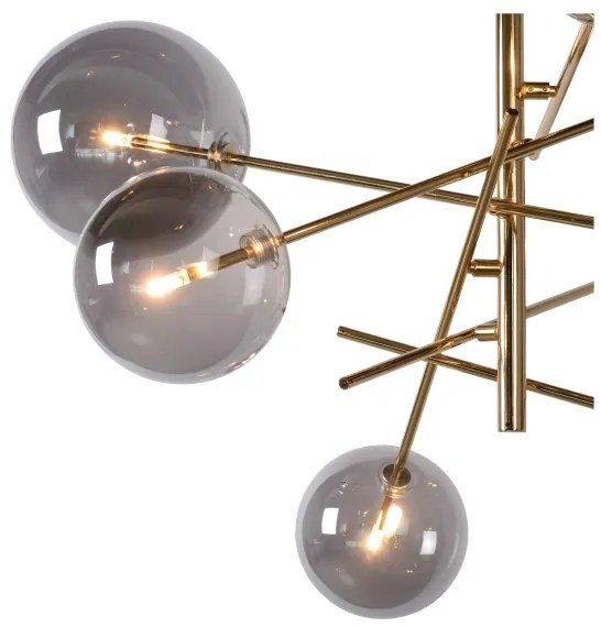 Lucide 46417/06/10 - LED Luster na tyči ALARA 6xG4/1,5W/230V zlatá