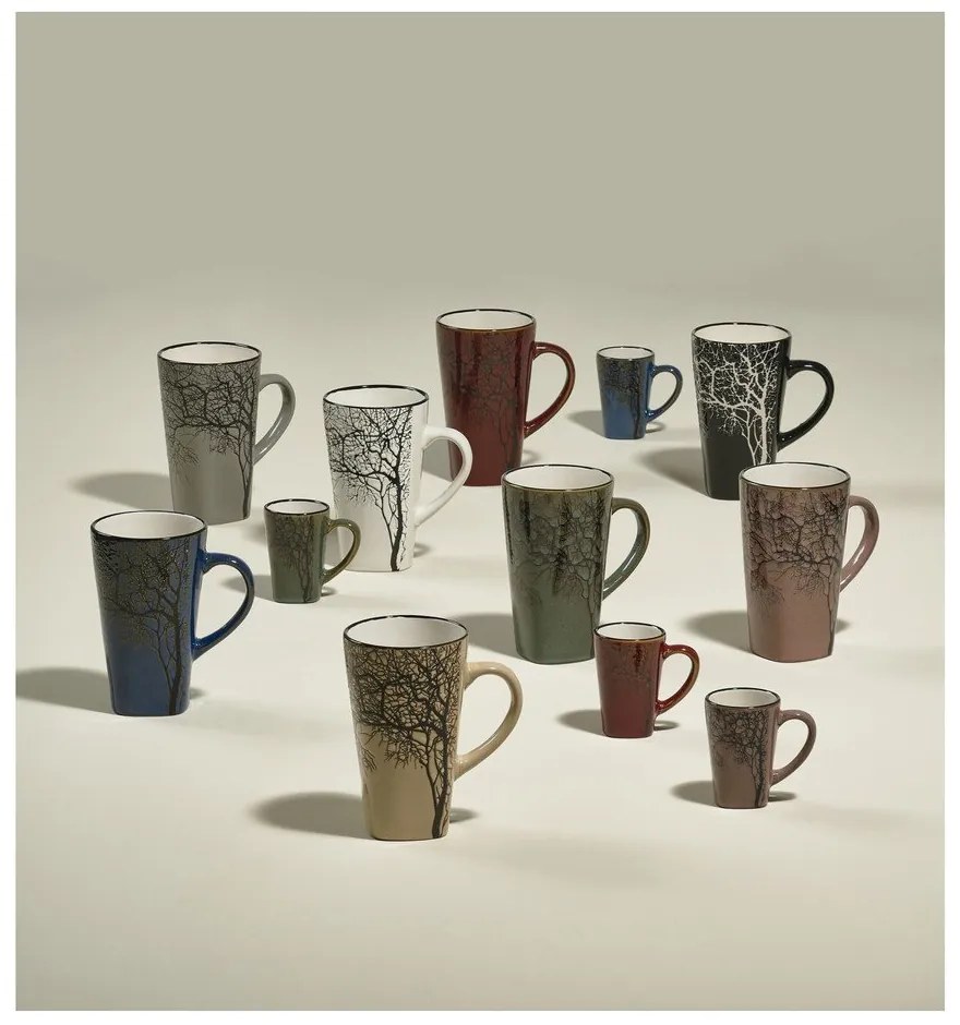 Svetloružové hrnčeky na espresso z kameniny v súprave 4 ks 100 ml Hela – Villa Collection