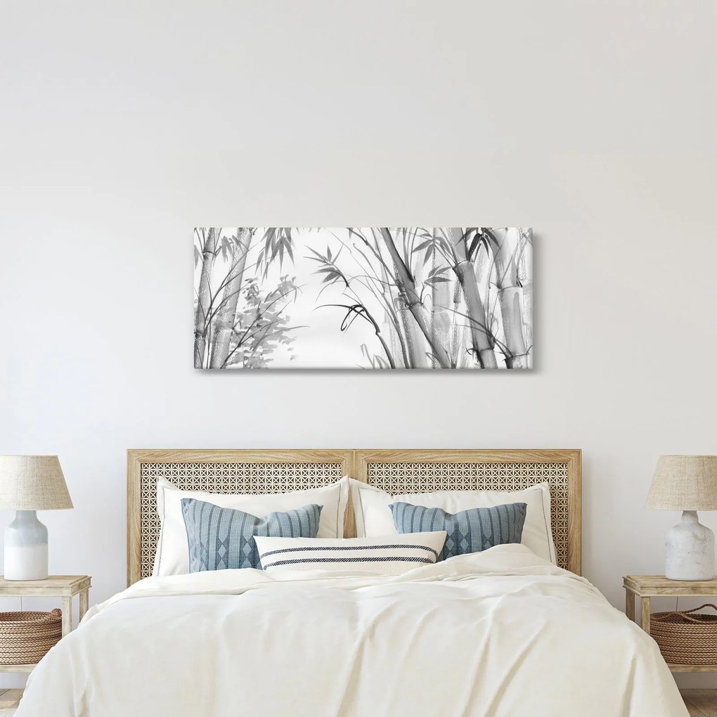Obraz - Bambusový les (120x50 cm)