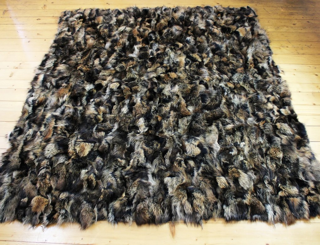 Exkluzívny prírodný koberec z kožušiny Jenota