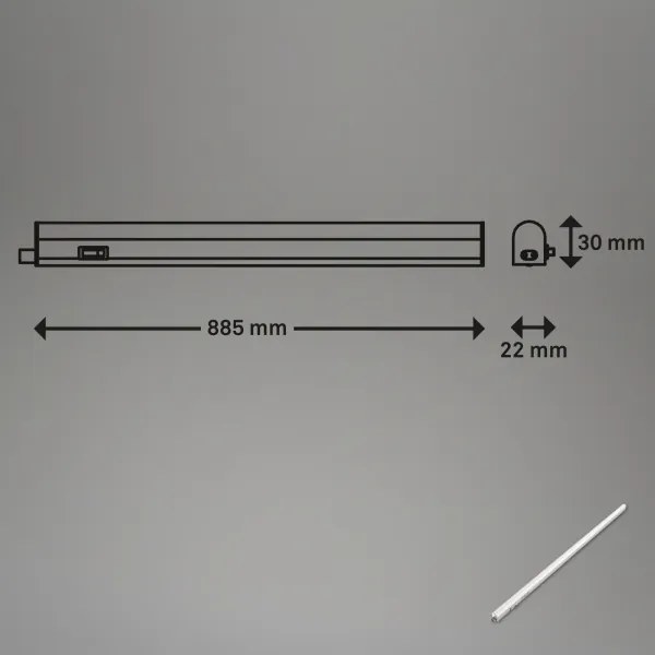 Brilo - LED svietidlo pod kuchynskú linku LED/10W/230V 4000K 87,3 cm