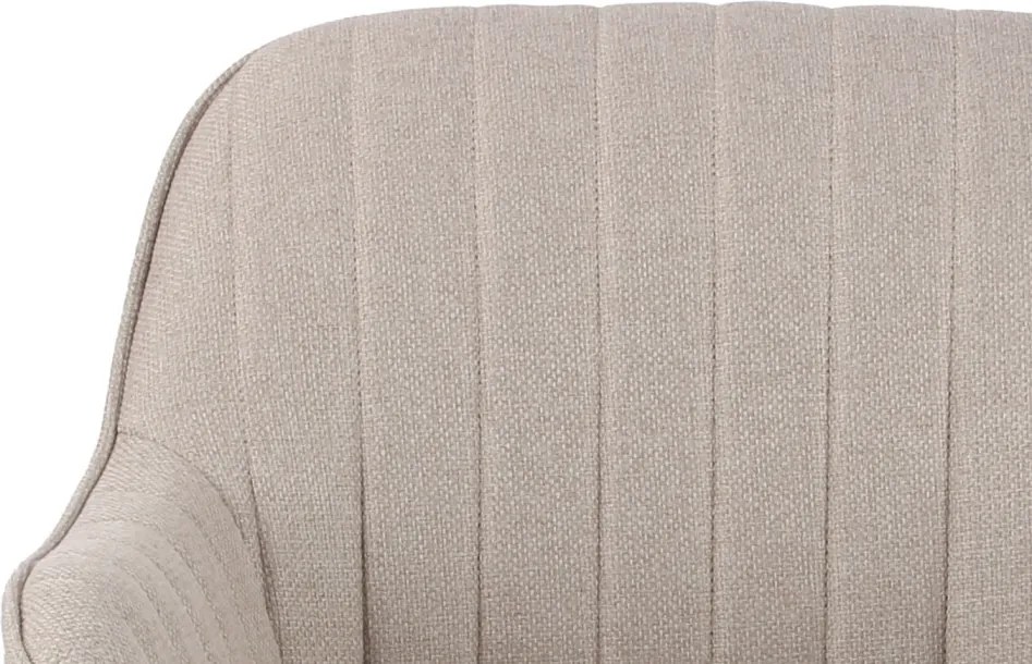 Jedálenská stolička Chrissy, béžová tkanina