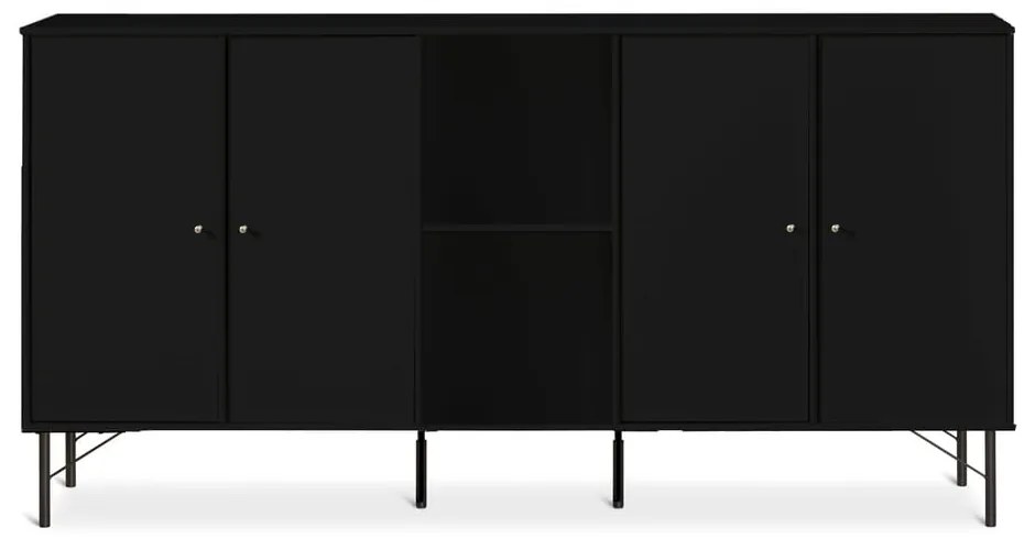 Čierna komoda Hammel Mistral Kubus, 169 x 89 cm