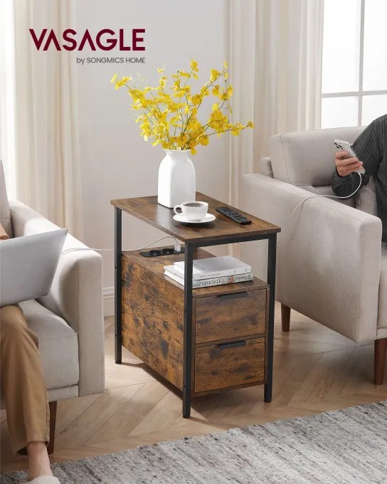 Príručný stolík so zásuvkami LET325B01