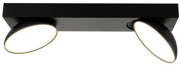 ITALUX SPL-31976-2B-BK - LED Bodové svietidlo CASTELIO 2xLED/5W/230V 4000K čierna