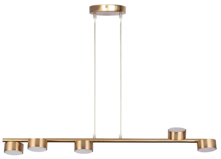 Luster na lanku PUNTO 5xGX53/12W/230V zlatá