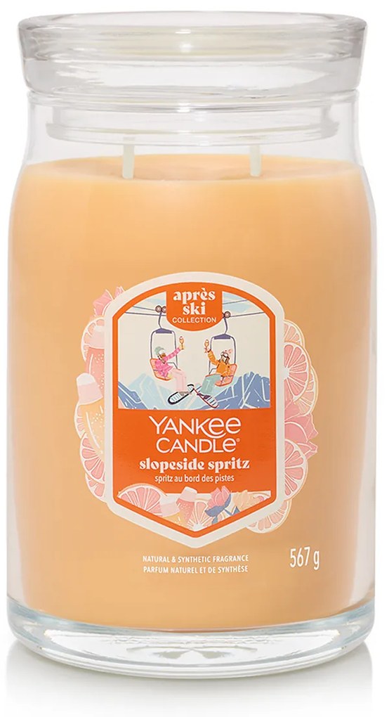 Yankee Candle Vonná sviečka veľká Signature Slopeside Spritz, 567 g, L
