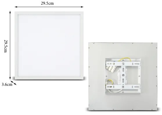 Brilagi - LED Stmievateľné svietidlo SLIMFRAME LED/25W/230V 30x30 cm biela + DO