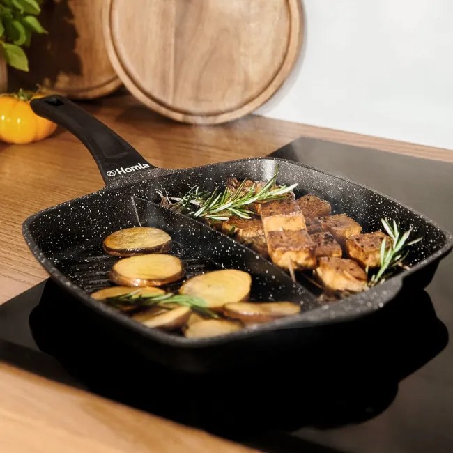 Grilovacia panvica LUCASO čierna 845906