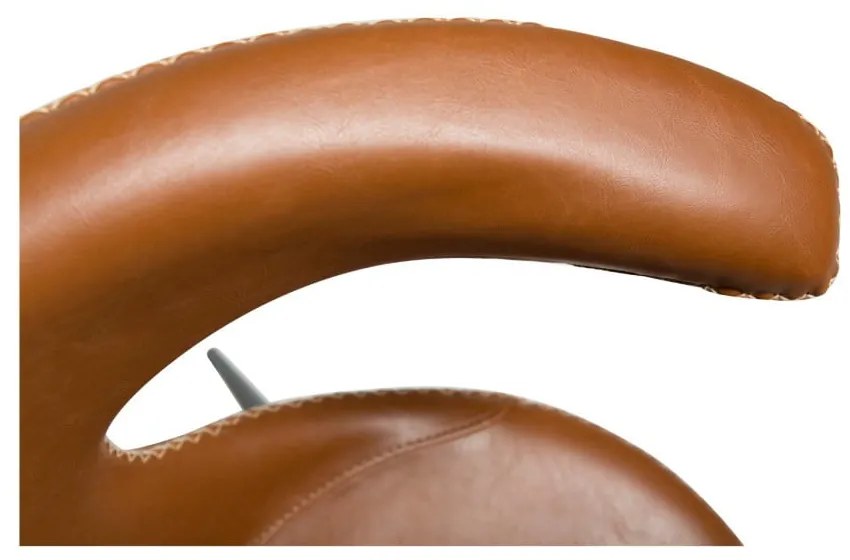 Hnedá koženková stolička DAN-FORM Denmark Flair