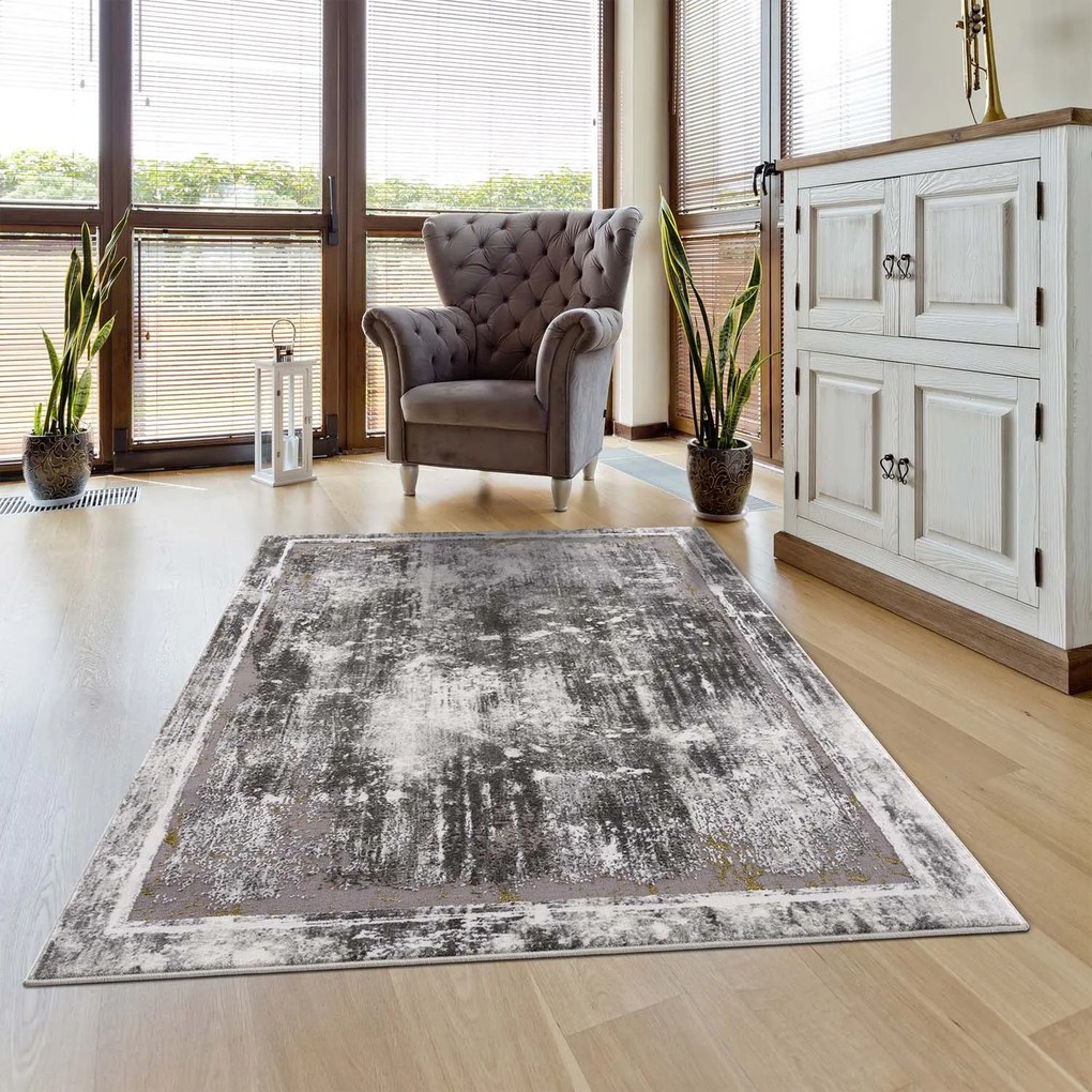 Dekorstudio Moderný koberec NOA - vzor 9330 sivý Rozmer koberca: 200x290cm
