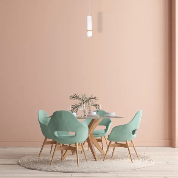 Luster na lanku VIDAR 1xGU10/25W/230V biela