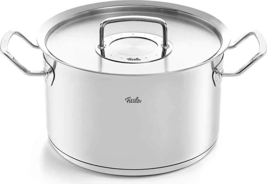 XXXLutz HRNIEC, ušľachtilá oceľ, 24 cm Fissler - Hrnce na varenie - 003724043803
