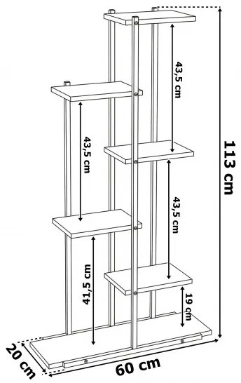 Stojan na kvety IKER Vanilla Craft