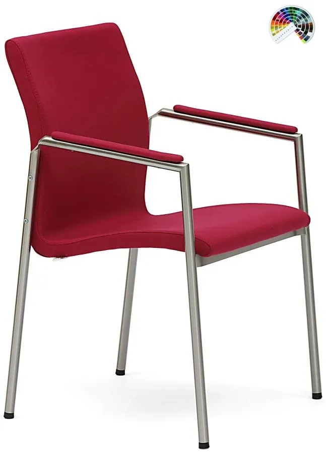 FORMDESIGN Konferenčné kreslo INFINITY CLIP STANDARD MAXI čalúnenie KOMFORT koženka